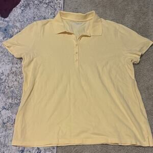Kim Rogers Light Yellow Polo Shirt